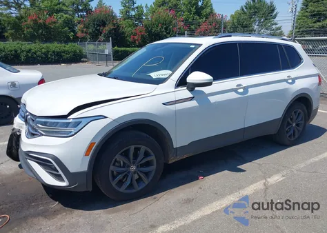 2022 Volkswagen Tiguan 2.0T Se z USA, uszkodzony, nr VIN 3VV3B7AXXNM177415